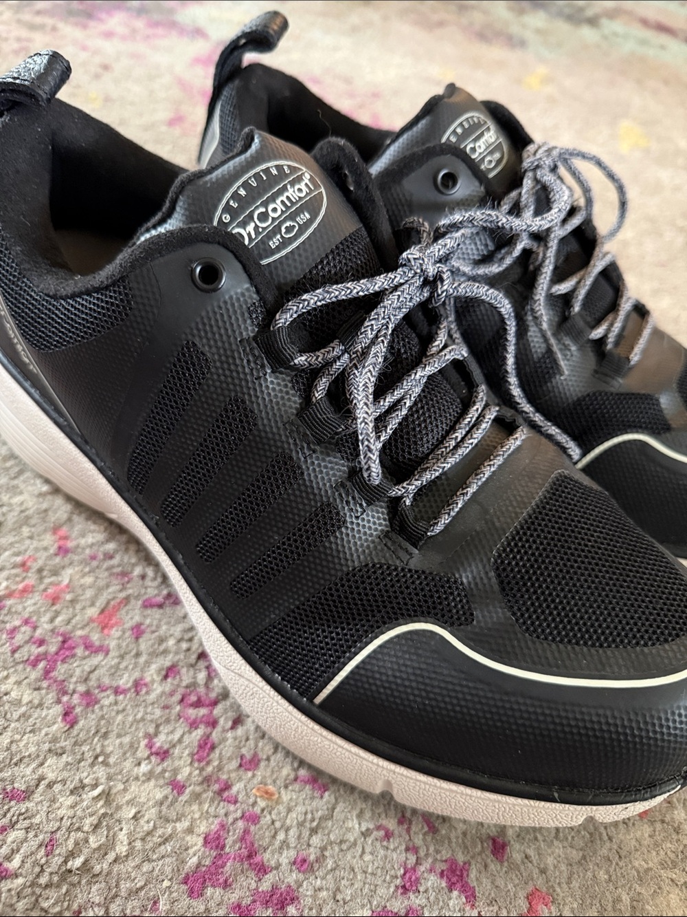 Dr. Comfort Men’s Black Athletic Sneaker - Supportive Walking Shoe men’s 11.5